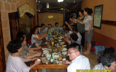 시험잘 보고 돌아왔습니다